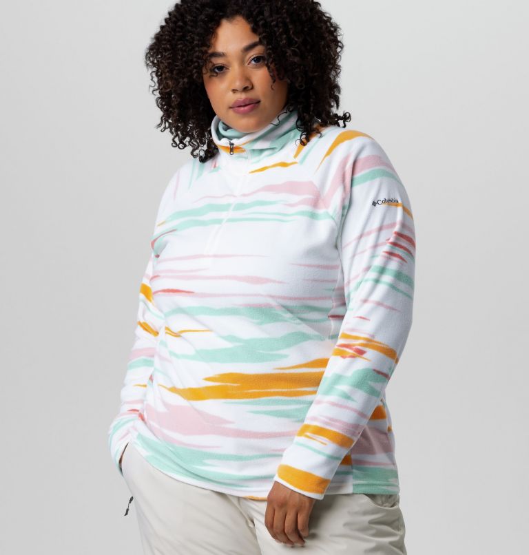 Women’s Glacial™ IV Print Half Zip Pullover - Plus Size