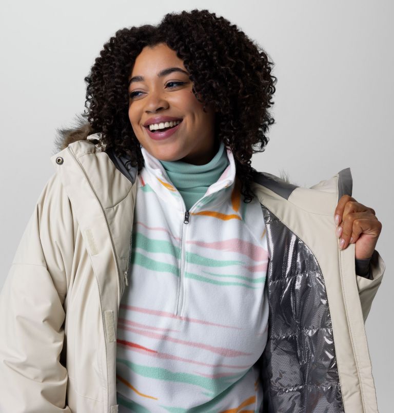 Women's Glacial™ IV Print Half Zip Pullover - Plus Size