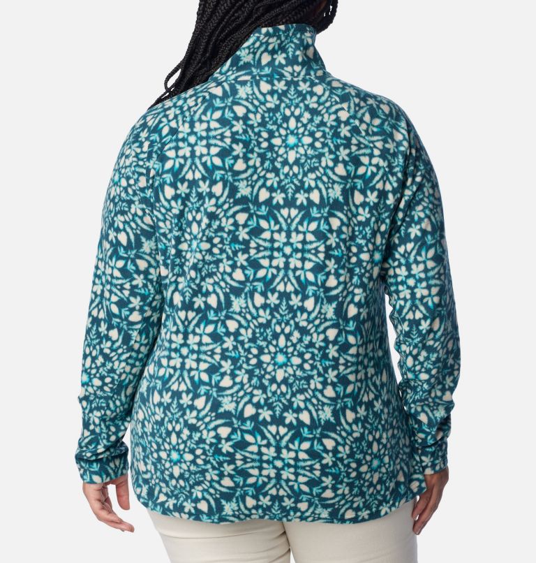 Women’s Glacial IV Print Half Zip Pullover - Plus Size, Color: Night Wave Polarize, image 2