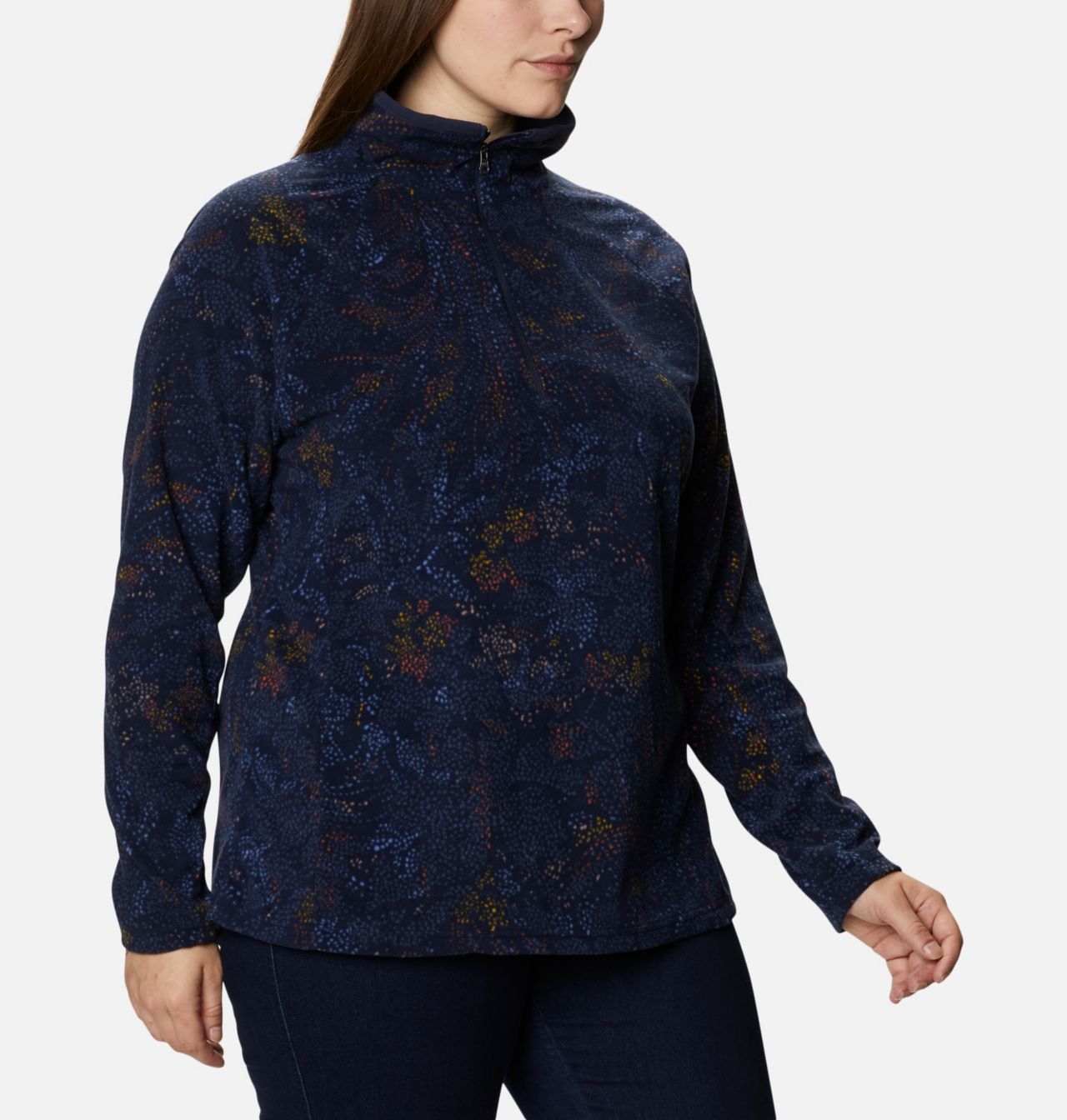 Women's Glacial™ IV Print Half Zip Pullover - Plus Size 5