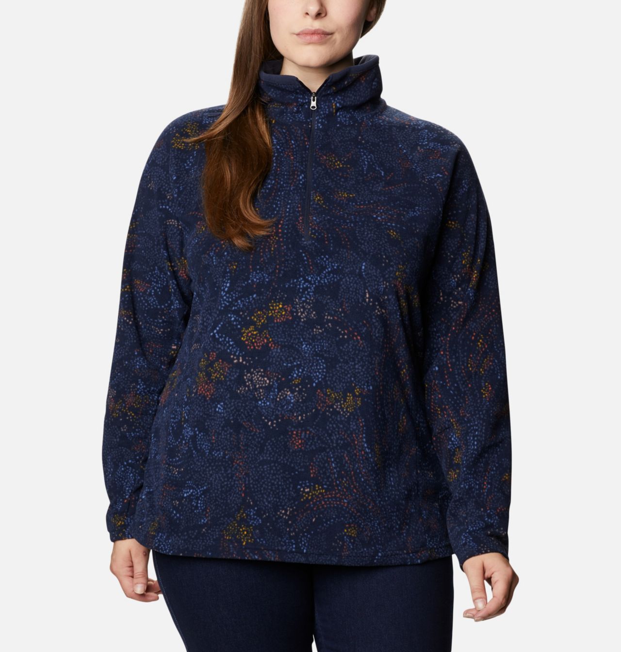 Women's Glacial™ IV Print Half Zip Pullover - Plus Size 1