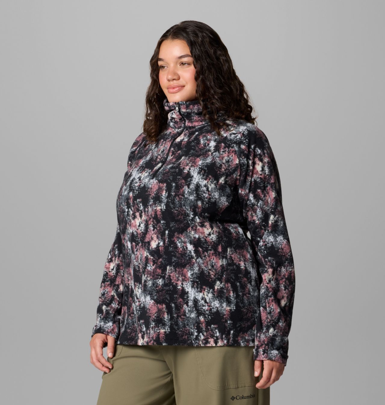 Women's Glacial™ IV Print Half Zip Pullover - Plus Size 4