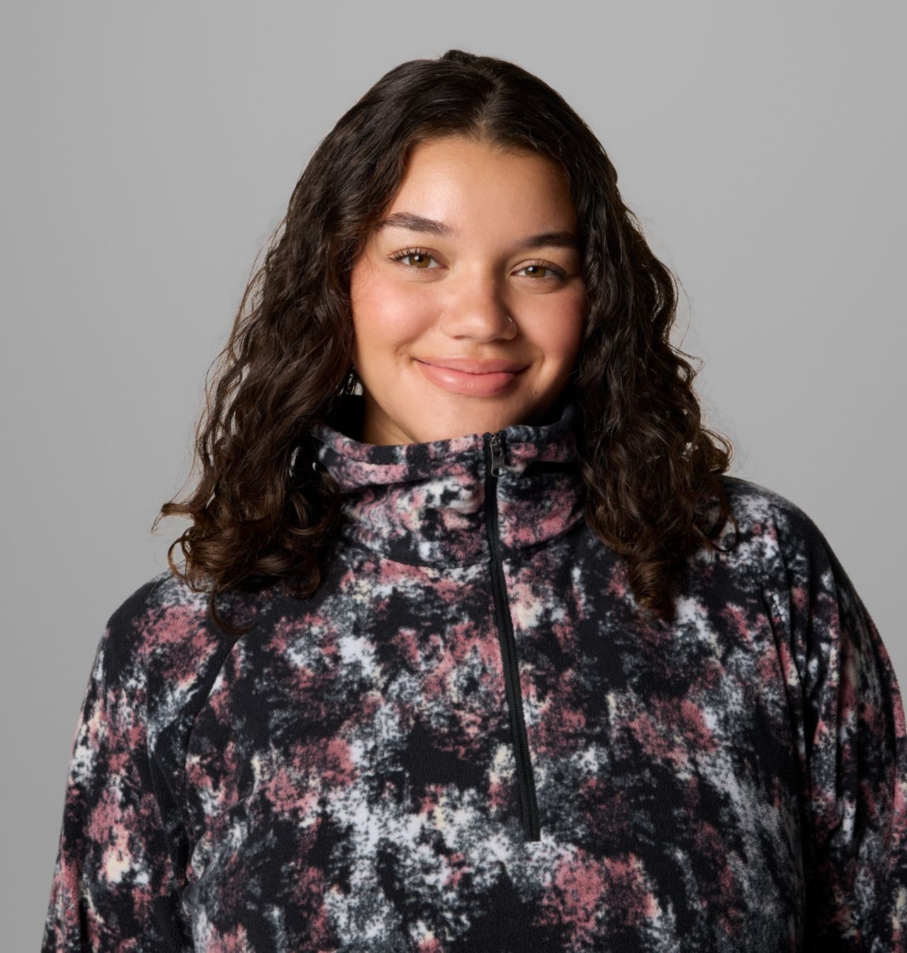 Women's Glacial™ IV Print Half Zip Pullover - Plus Size 5