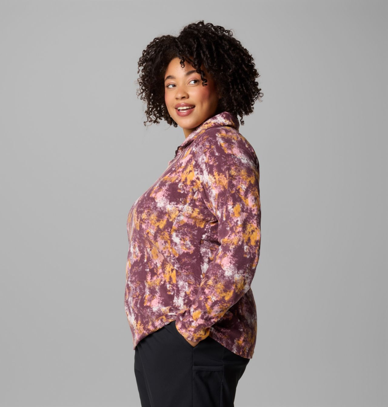 Women's Glacial™ IV Print Half Zip Pullover - Plus Size 4