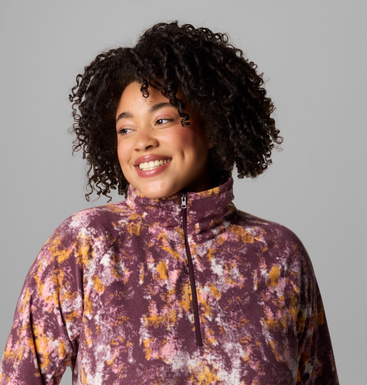 Women's Glacial™ IV Print Half Zip Pullover - Plus Size 5