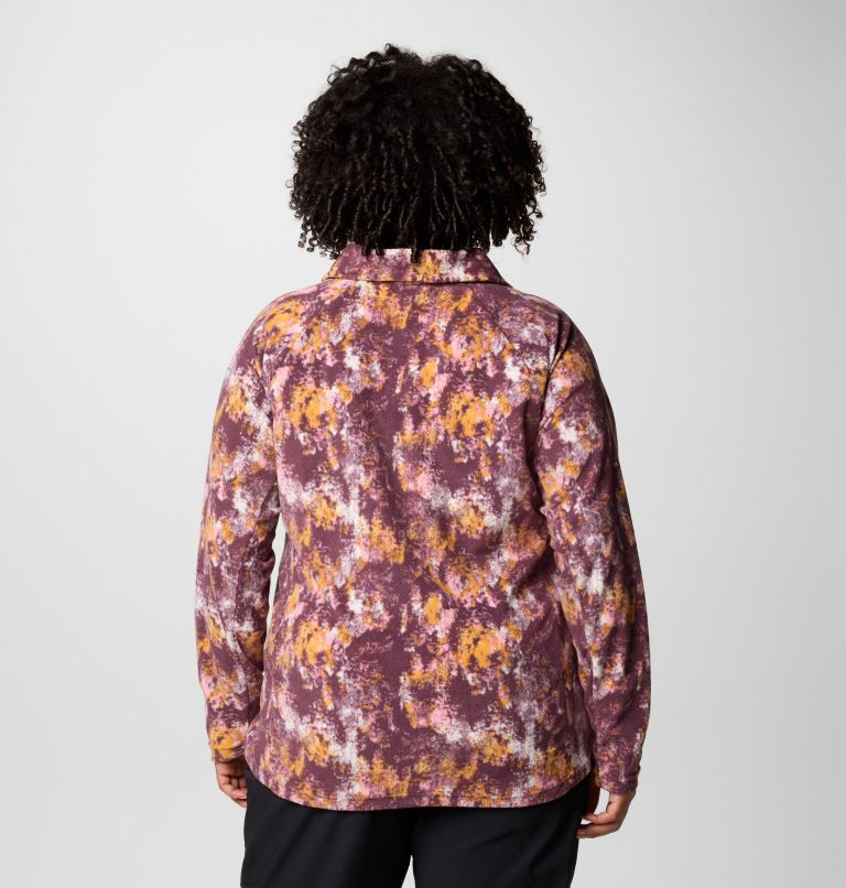 Women's Glacial IV Print Half Zip Pullover - Plus Size, Color: Moonvista Timberwild, image 2