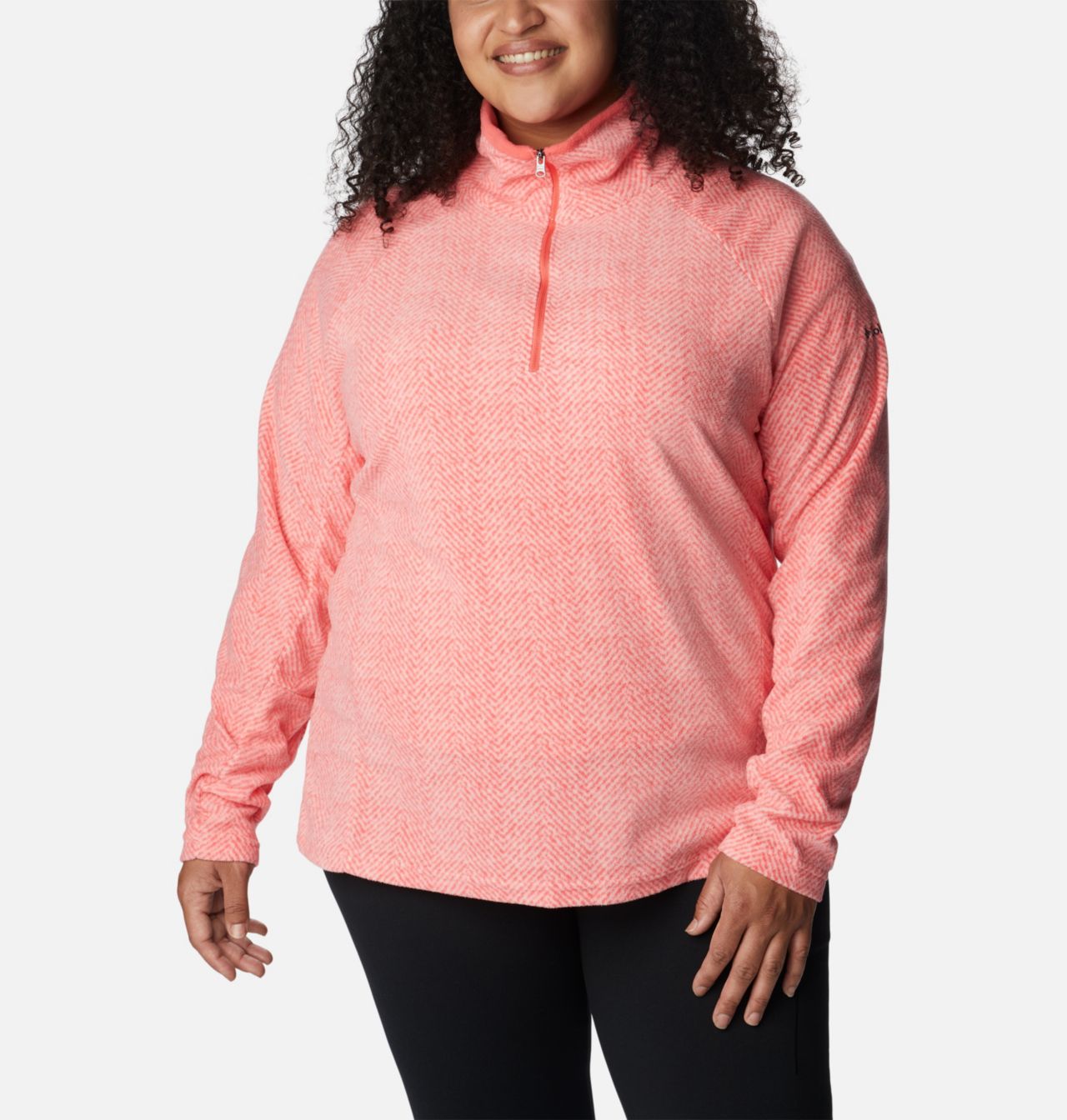 Chandail imprimé à demi-fermeture éclair Glacial™ IV Femme - Grandes tailles 5