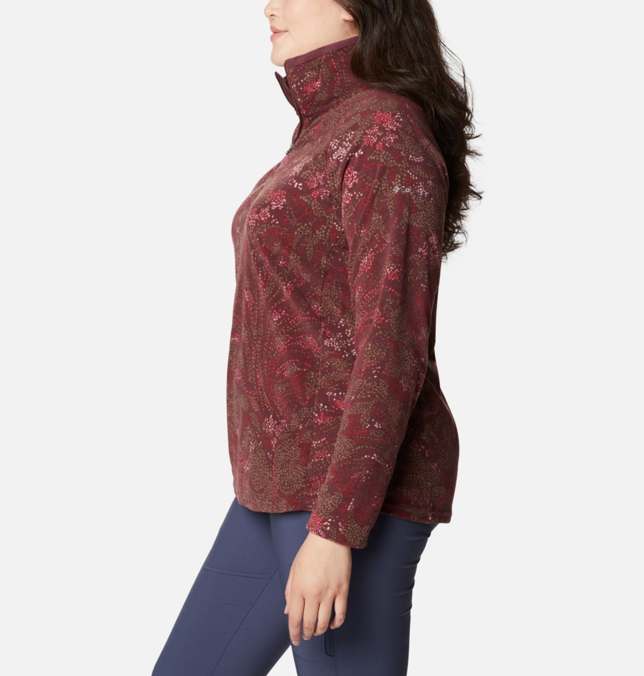Women's Glacial™ IV Print Half Zip Pullover - Plus Size 3