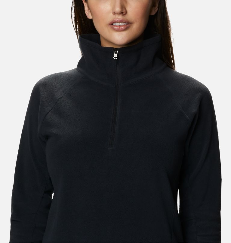 Women’s Glacial IV Half Zip Fleece, Color: Black, image 4