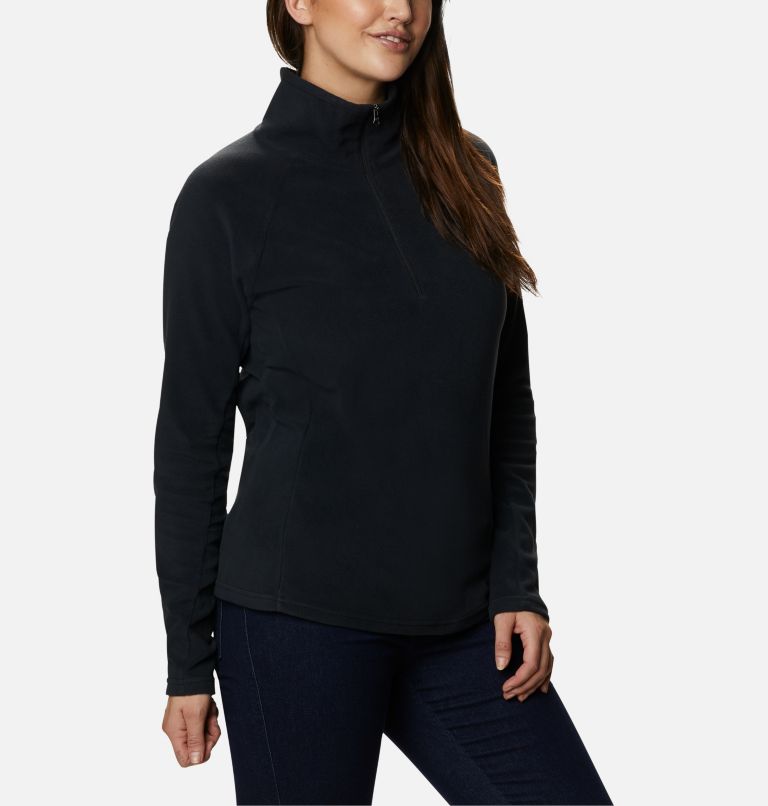 Women’s Glacial IV Half Zip Fleece, Color: Black, image 5