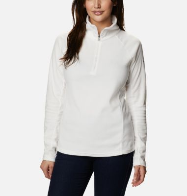 Women's Glacial IV Half Zip Fleece, Color: Sea Salt, image 1