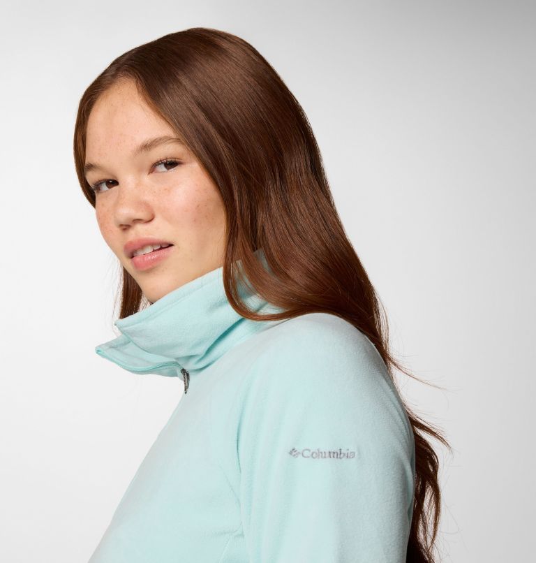 Women’s Glacial IV Half Zip Fleece, Color: Spray, image 4