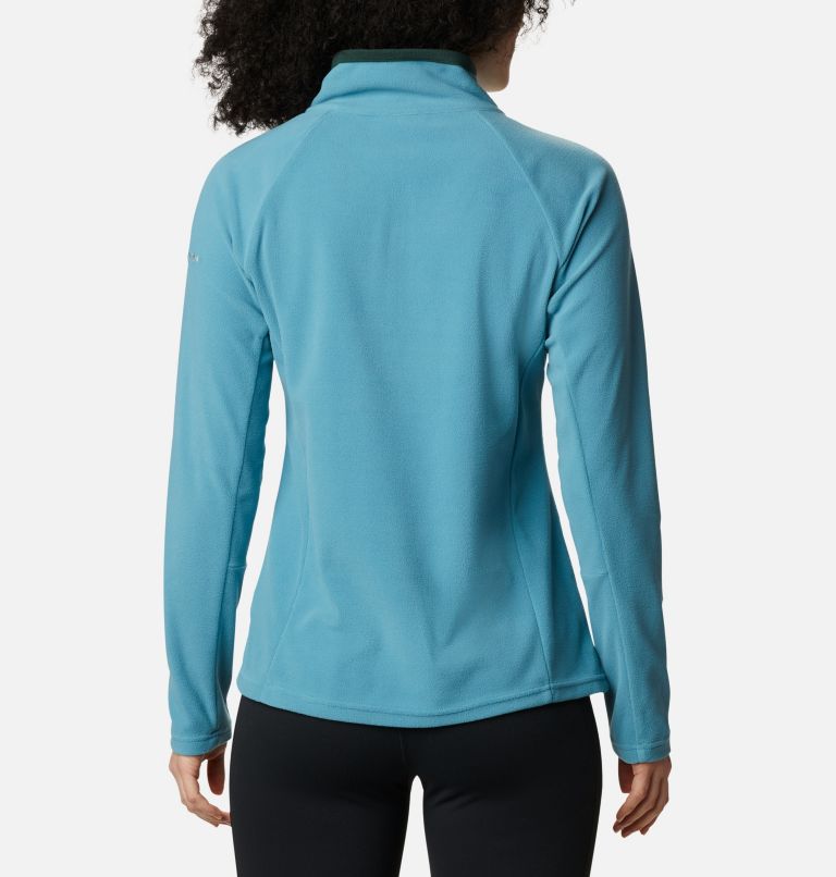 Women’s Glacial IV Half Zip Fleece, Color: Canyon Blue, Spruce, image 2