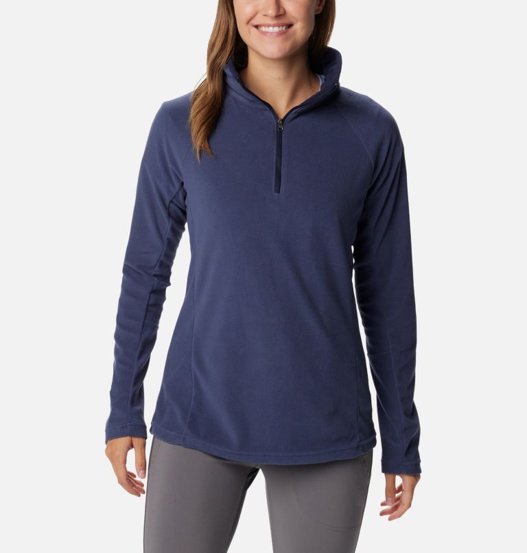 Columbia Women's Glacial IV Half Zip, Black, Medium at