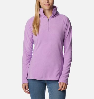 Columbia Women's Glacial IV Print 1/2 Zip - Black Polarize - XL