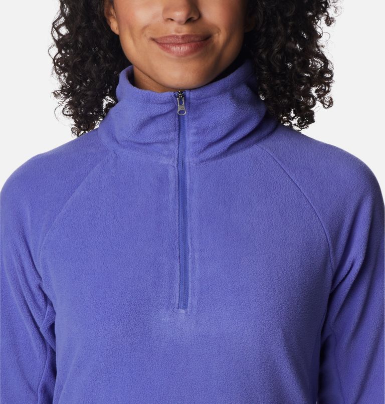 Thumbnail: Women’s Glacial IV Half Zip Fleece, Color: Purple Lotus, image 4