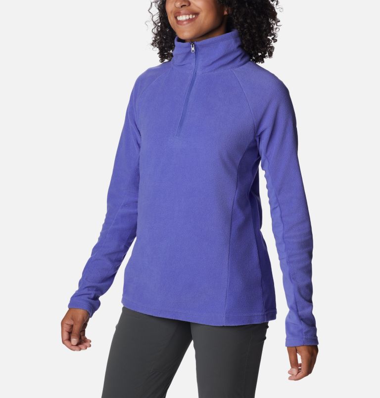 Thumbnail: Women’s Glacial IV Half Zip Fleece, Color: Purple Lotus, image 5