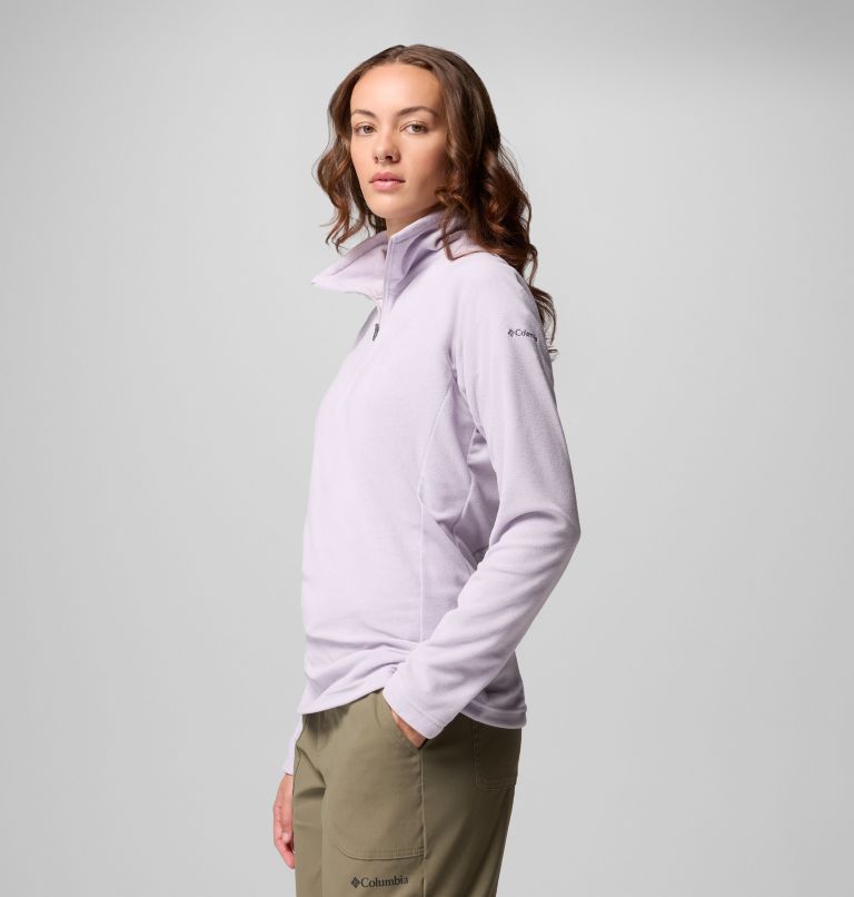 Women's Glacial IV Half Zip Fleece, Color: Lavender Pearl, image 4