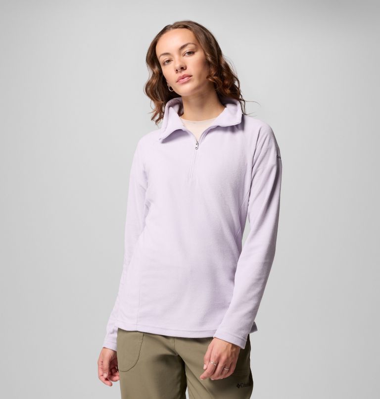 Women's Glacial IV Half Zip Fleece, Color: Lavender Pearl, image 1
