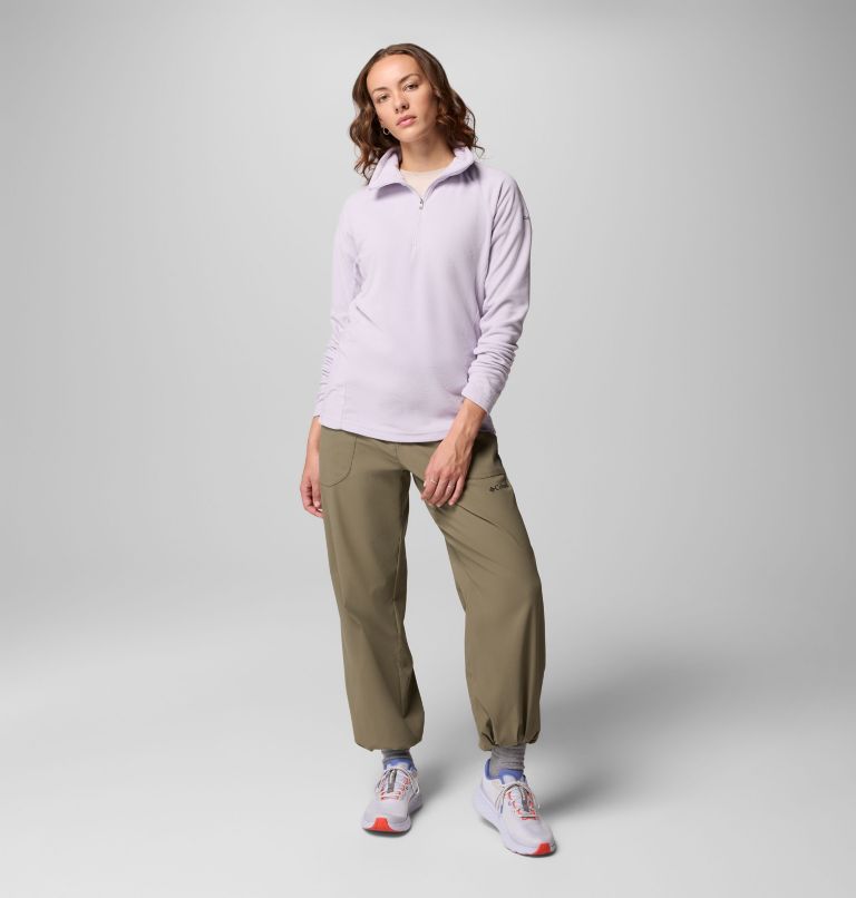 Women's Glacial IV Half Zip Fleece, Color: Lavender Pearl, image 2