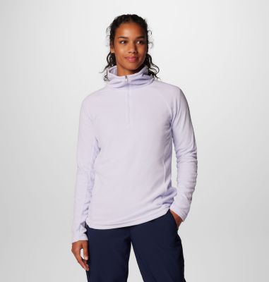 Women's Glacial IV Half Zip Fleece, Color: Snowdrift, image 1