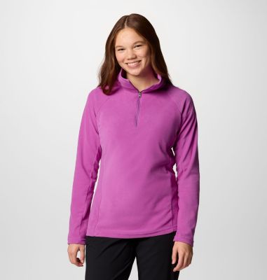 Glacial IV 1/2 Zip, Color: Razzle, image 1