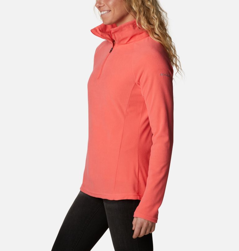 Thumbnail: Women’s Glacial IV Half Zip Fleece, Color: Blush Pink, image 3