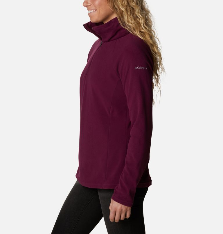 Women’s Glacial IV Half Zip Fleece, Color: Marionberry, image 3