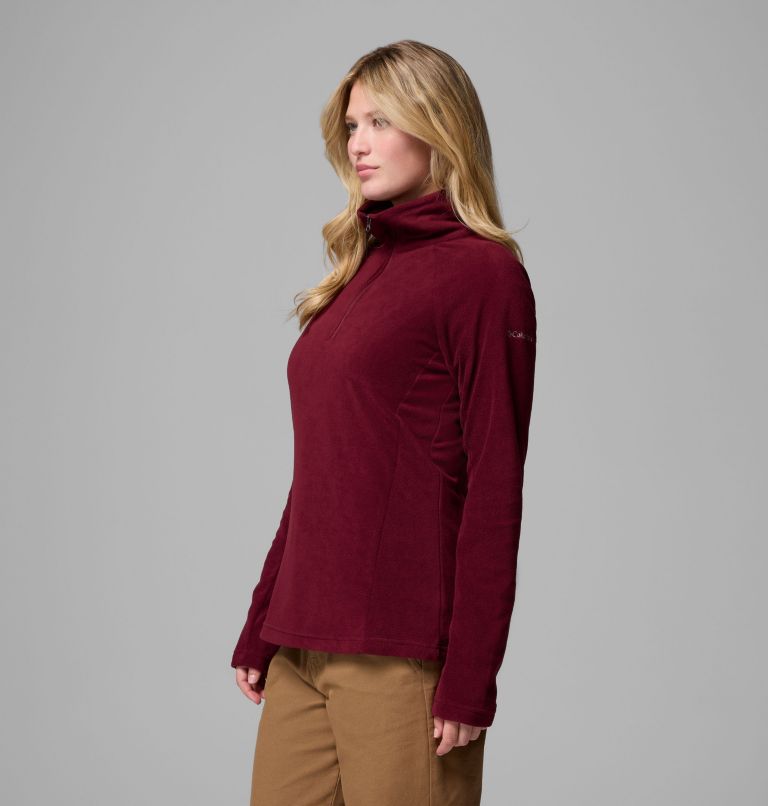 Women's Glacial IV Half Zip Fleece, Color: Rich Wine, image 4