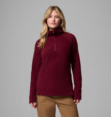 Glacial IV 1/2 Zip, Color: Rich Wine, image 7