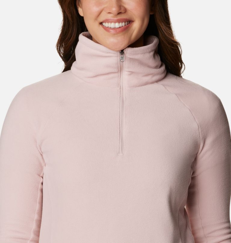 Women’s Glacial IV Half Zip Fleece, Color: Dusty Pink, image 4