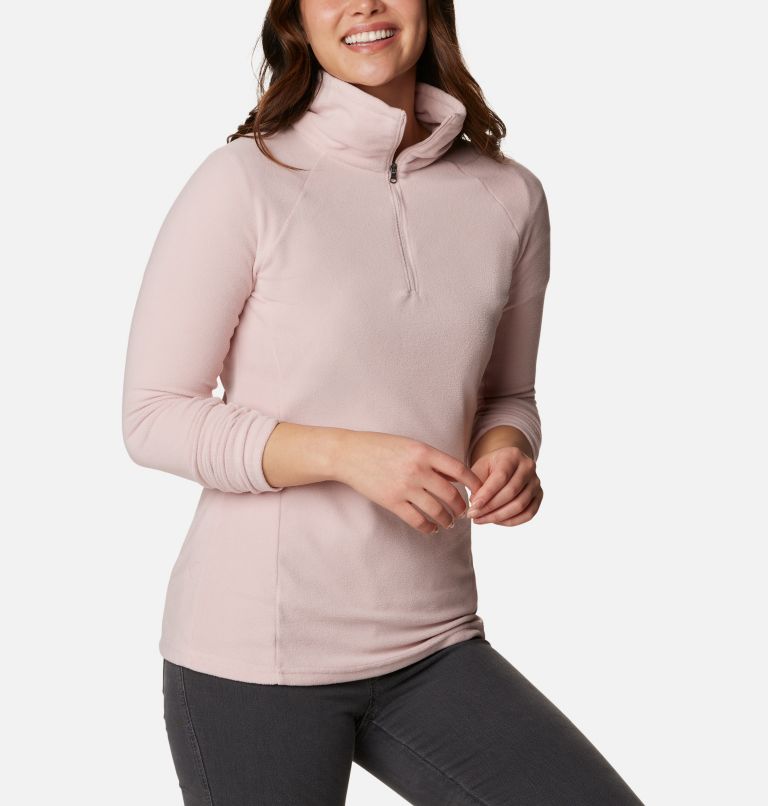 Women’s Glacial IV Half Zip Fleece, Color: Dusty Pink, image 5
