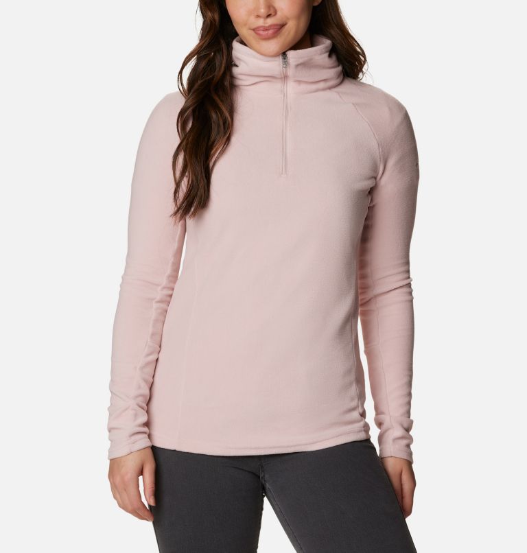 BLUSÃO FEMININO FLEECE GLACIAL™ IV 1/2 ZIP CREME AK1131-125 COLUMBIA