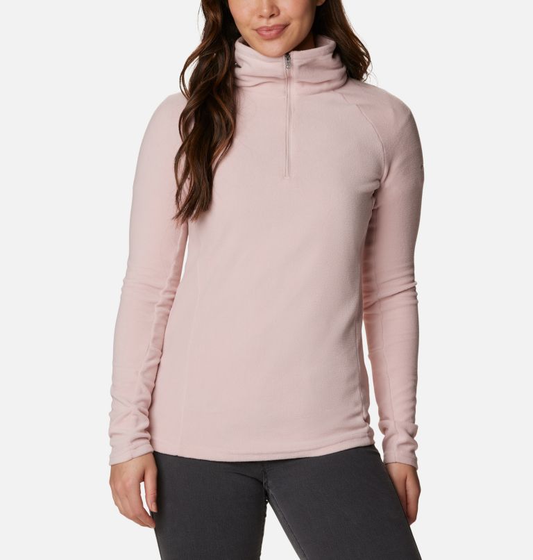 Women’s Glacial IV Half Zip Fleece, Color: Dusty Pink, image 1