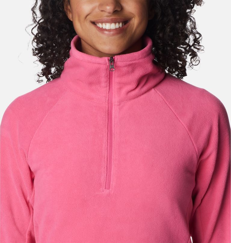 COLUMBIA-GLACIAL FLEECE HALF ZIP NIGHT WAVE/DUSTY PINK