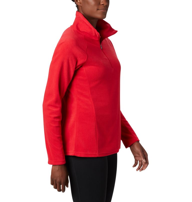 Women’s Glacial IV Half Zip Fleece, Color: Red Lily, image 5