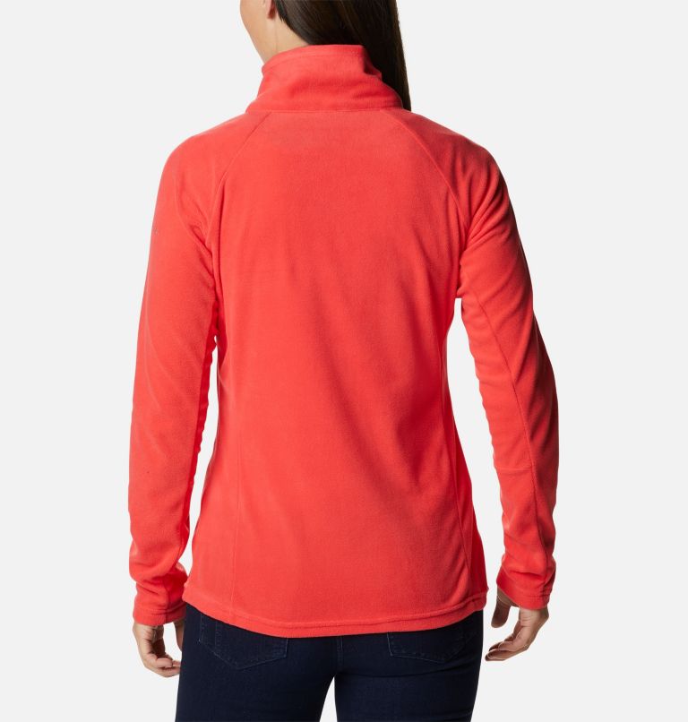 Thumbnail: Polaire 1/2 Zip Glacial IV Femme, Color: Red Hibiscus, image 2