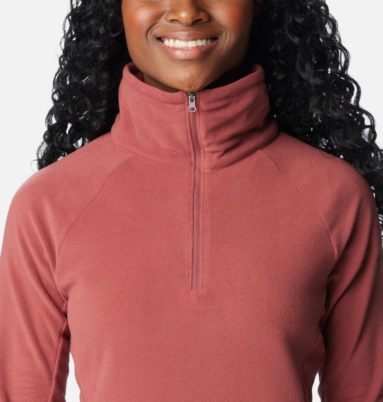 BLUSÃO FEMININO FLEECE GLACIAL™ IV 1/2 ZIP PRETO AK1131-010 COLUMBIA