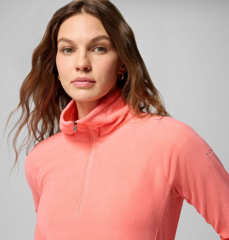 Women’s Glacial IV Half Zip Fleece, Color: Alpenglow, image 4