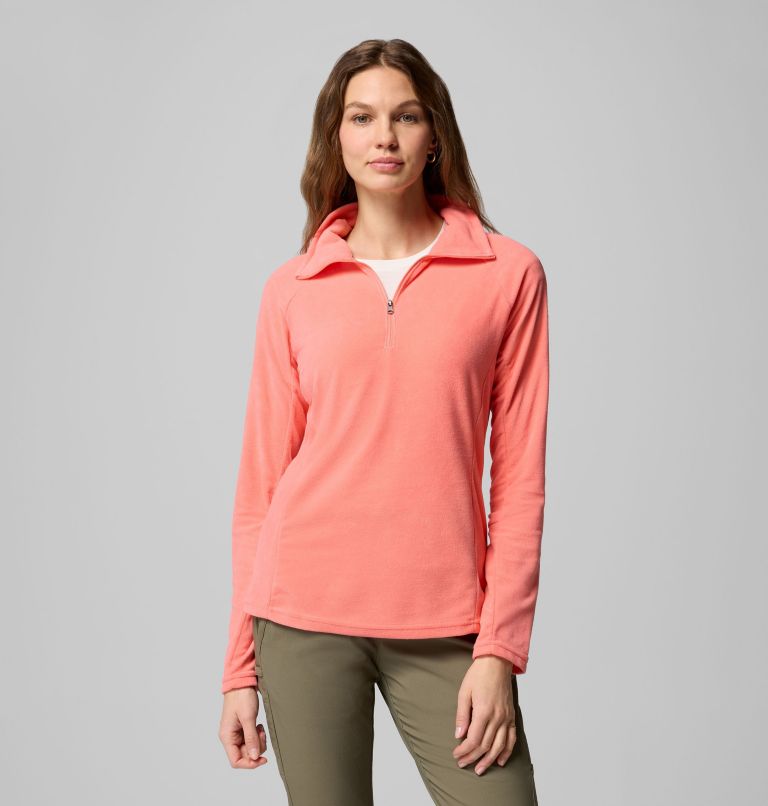 Women’s Glacial IV Half Zip Fleece, Color: Alpenglow, image 1