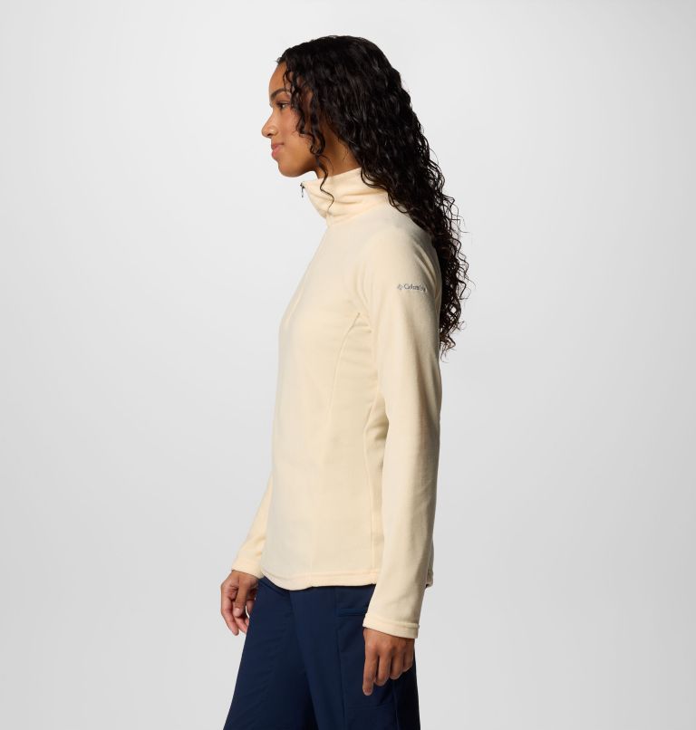 Women’s Glacial IV Half Zip Fleece, Color: Lemon Wash, image 3