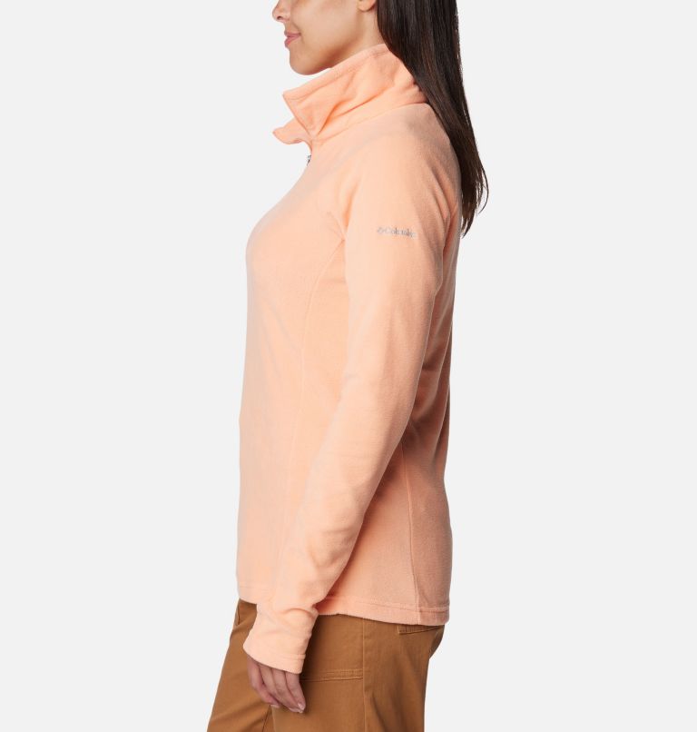 Women’s Glacial IV Half Zip Fleece, Color: Apricot Fizz, image 3