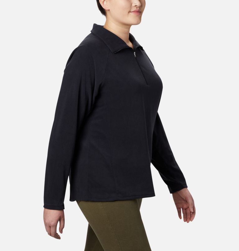 Women's Glacial IV Half Zip Fleece - Plus Size, Color: Black, image 4