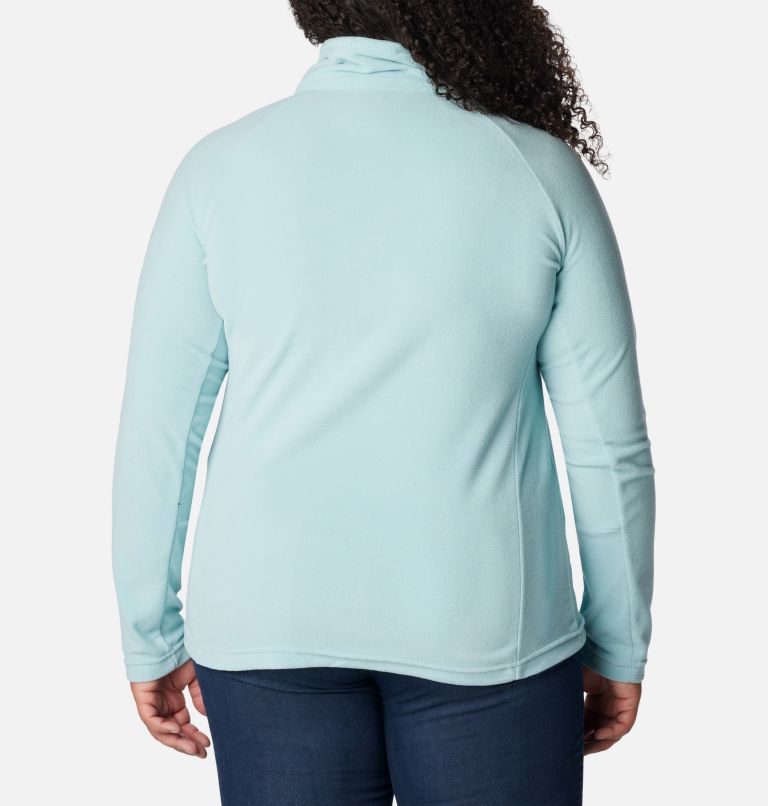 Thumbnail: Women's Glacial IV Half Zip Fleece - Plus Size, Color: Aqua Haze, image 2