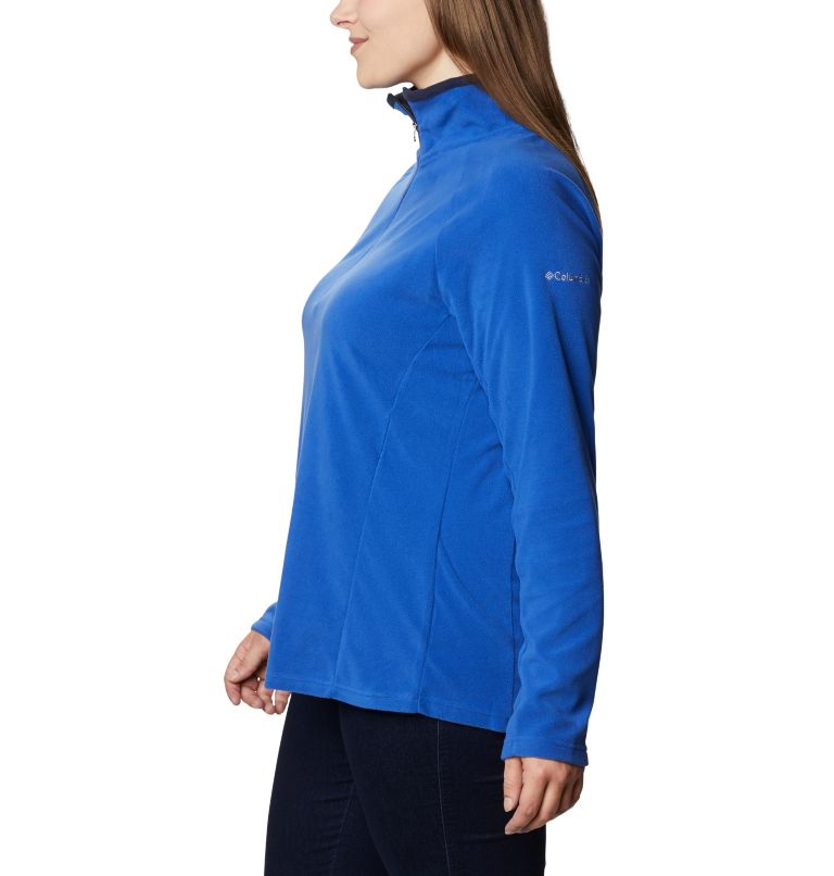 Women's Glacial IV Half Zip Fleece - Plus Size, Color: Lapis Blue, Dark Nocturnal, image 3