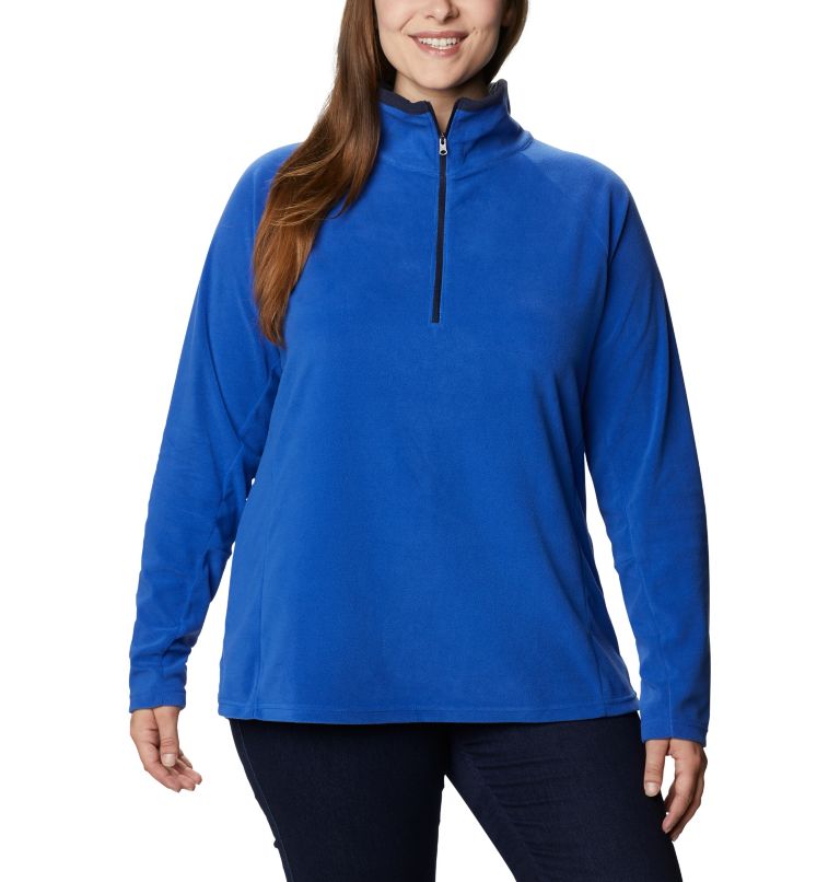 Women's Glacial IV Half Zip Fleece - Plus Size, Color: Lapis Blue, Dark Nocturnal, image 1