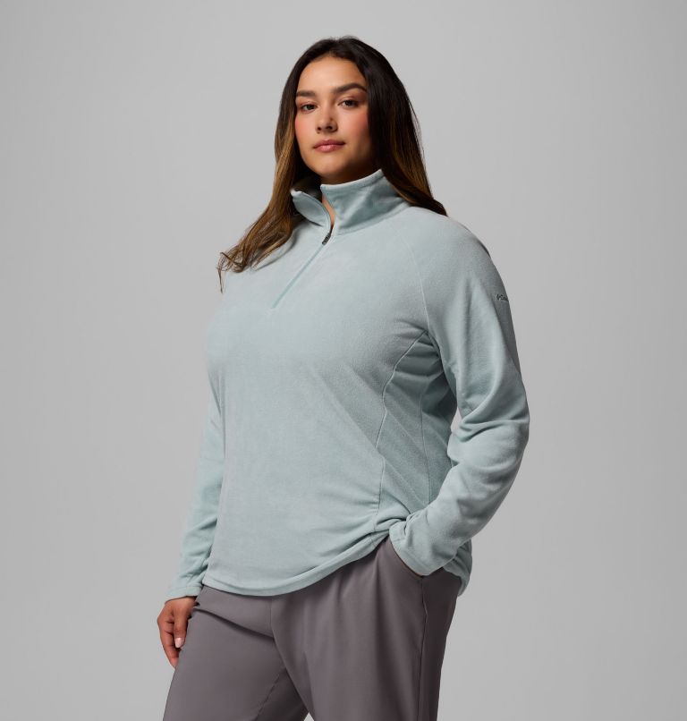 Women's Glacial IV Half Zip Fleece - Plus Size, Color: Crushed Blue, image 4