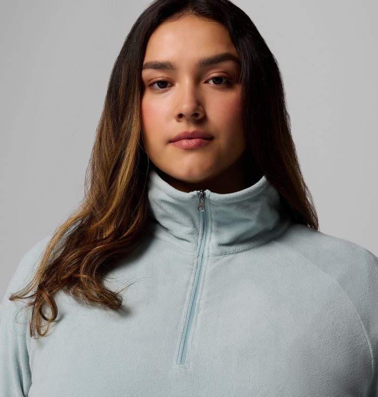 Women's Glacial IV Half Zip Fleece - Plus Size, Color: Crushed Blue, image 5