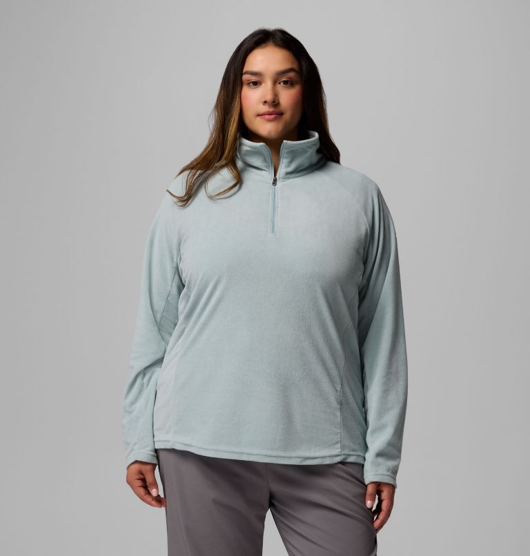Women's Glacial IV Half Zip Fleece - Plus Size, Color: Crushed Blue, image 1