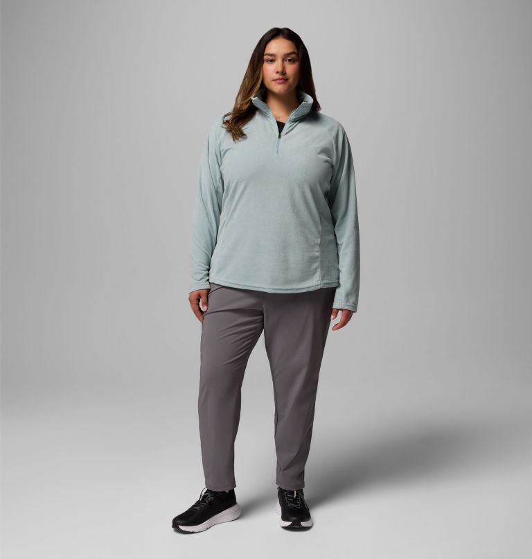 Women's Glacial IV Half Zip Fleece - Plus Size, Color: Crushed Blue, image 2